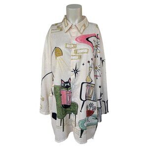 Retro Atomic with Cats Big Shirt